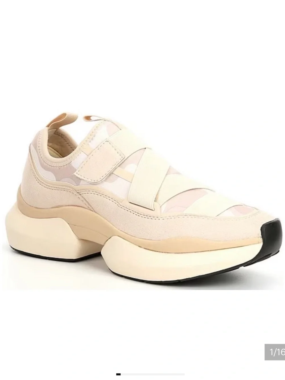 Nurture Dillon Platform Sneakers Cream TanSlip On Comfort Healthcare Size 9